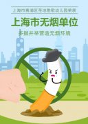 喜讯 | 圣地雅歌幼儿园荣获“上海市无烟单位”称呼